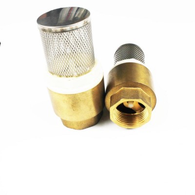 2020 China Made Professional Metal Female Foot Valve With Filter Brass Control Valve